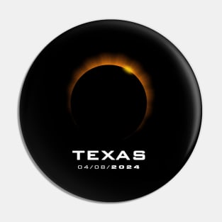 Total Solar Eclipse 2024 Texas Pin