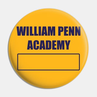 William Penn Academy Gym Class shirt Pin