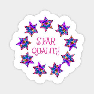 Star Quality - Transparent Background Magnet