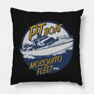 WW2 PT Boat Patch Pillow