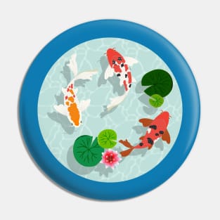 Koi fish pond Pin