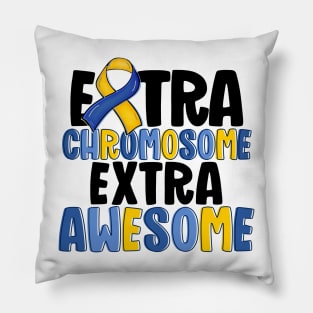 Extra Chromosome Extra Awesome Pillow