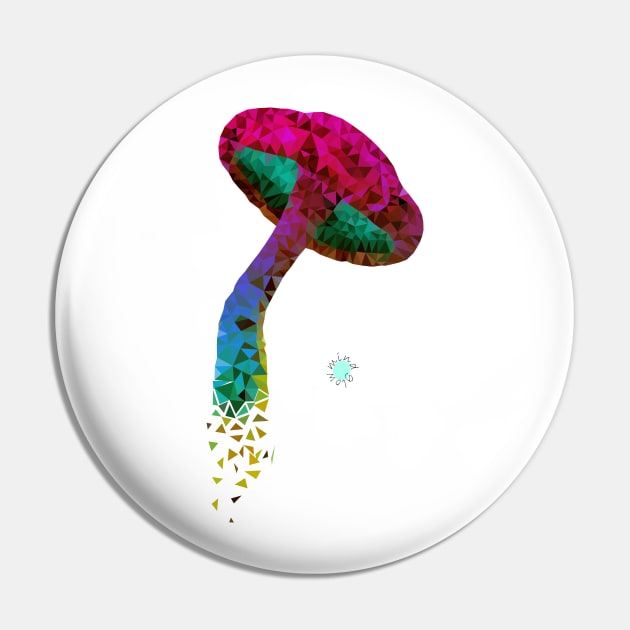 Psilocybe Mushroom 002 Pin by MindGlowArt