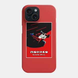 Monaco Modern Auto Grand Prix Road Racing Print Phone Case