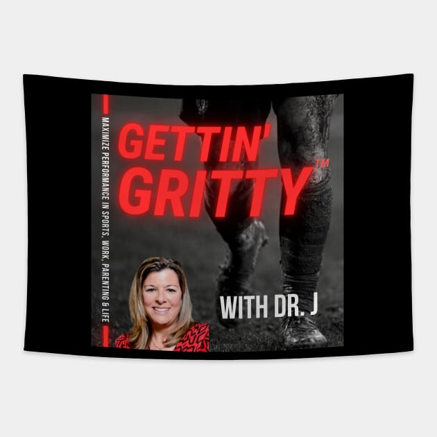 Official T-Shirt of the Gettin' Gritty™ podcast Tapestry by Gettin' Gritty Shop