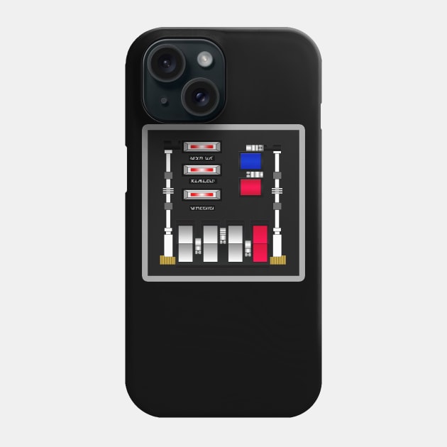 Vader Control Panel Phone Case by geeklyshirts