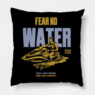Fun Jet Ski Gift for Water Sport Lover: Life's Wave Ride It on a Jetski Pillow