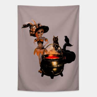 Funny halloween design Tapestry