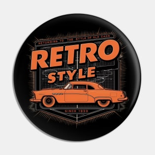 Returning to the Style of Old Cars Since 1920 Pin