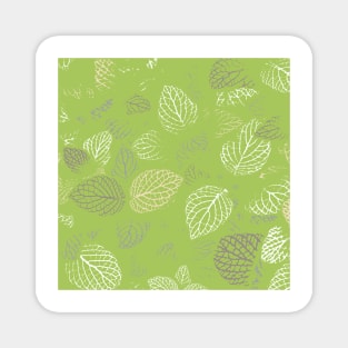 Autumn, Leaves Pattern 9 Magnet