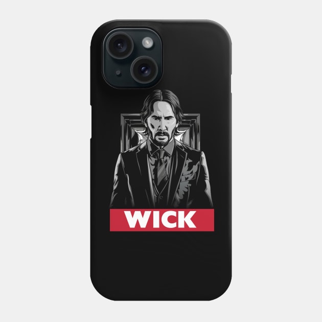 Judge wick Phone Case by Aldrvnd