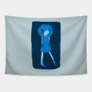 Feeling blue Tapestry