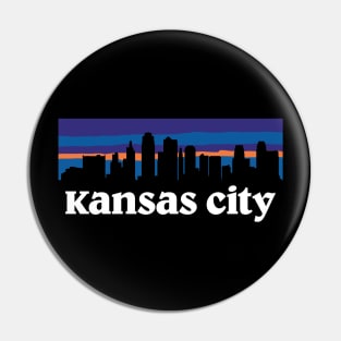 Kansas City Skyline Pin