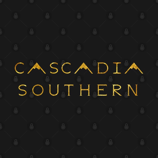 Cascadia Southern Logo - Gold by Cascadia Southern Railroad