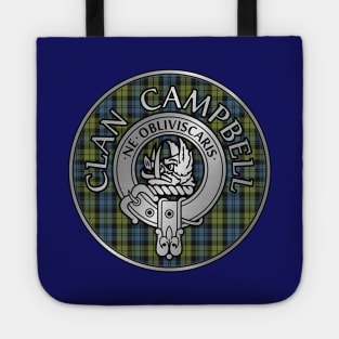 Clan Campbell Crest & Tartan Tote