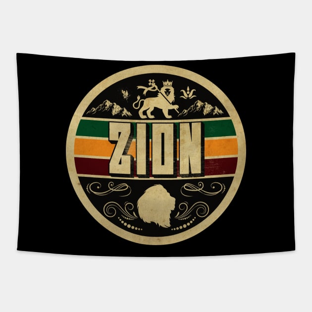 Rasta Zion Paradise Tapestry by CTShirts