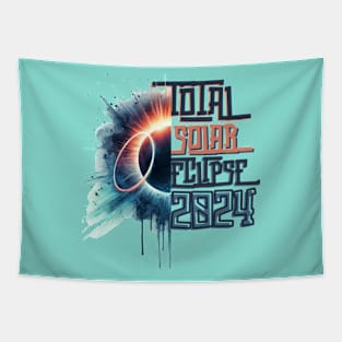 Total solar eclipse 2024 Tapestry