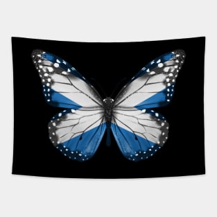 Scottish Flag  Butterfly - Gift for Scottish From Scotland Tapestry