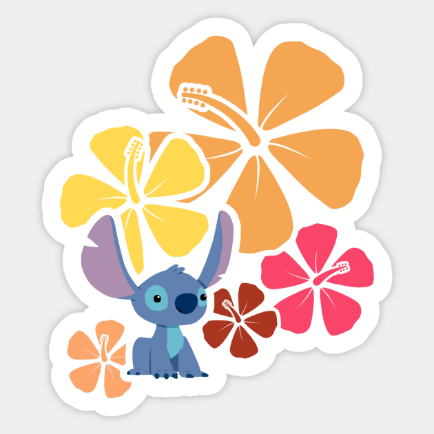 Waving Stitch With Flowers Hand Drawn Watercolor Clipart