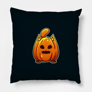 Cat Pumpkin - Halloween Pillow