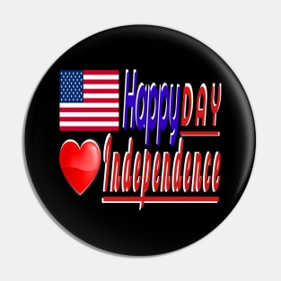 4TH OF JULY Independence Day in the United States Pin