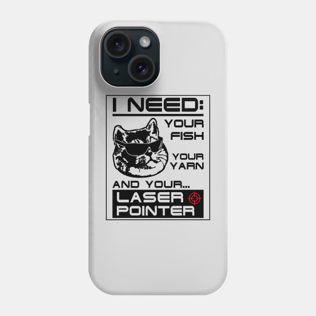 Terminator Cat Phone Case by Electrovista