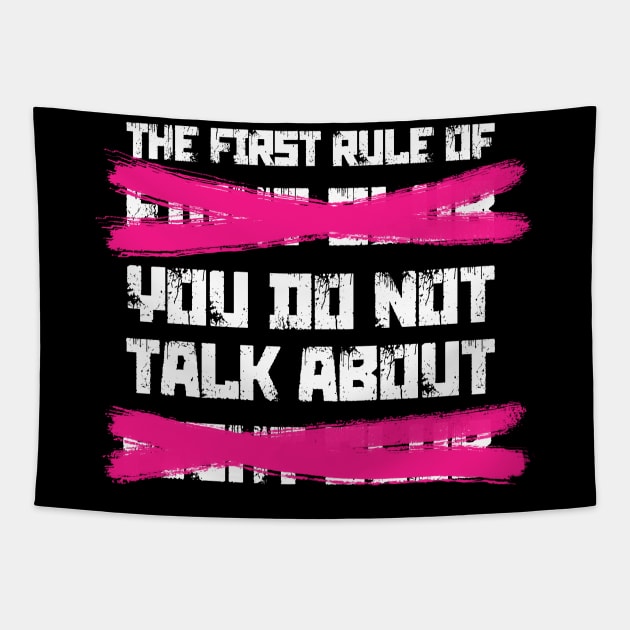 The First Rule of Fight Club Tapestry by G! Zone