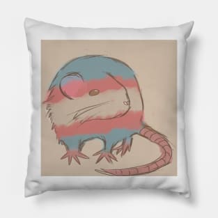 Trans rat (or mouse if you’d prefer) Pillow