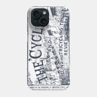 The Cyclist and Bicycling and Tricycling Trades Review Phone Case