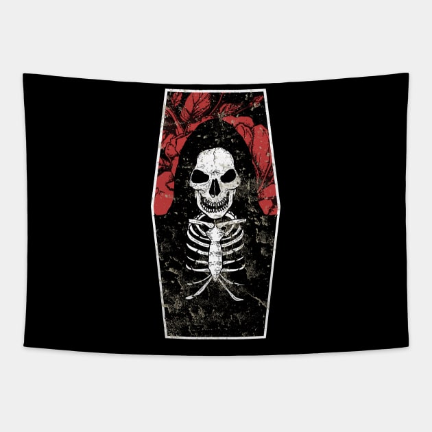 Grim Reaper Coffin II Tapestry by DeathAnarchy