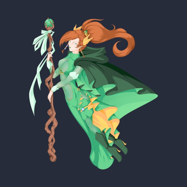 Green Wizard by StacyLGage