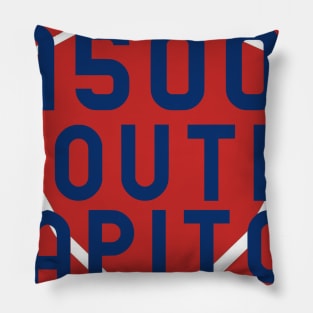 1500 South Capitol Outline Pillow