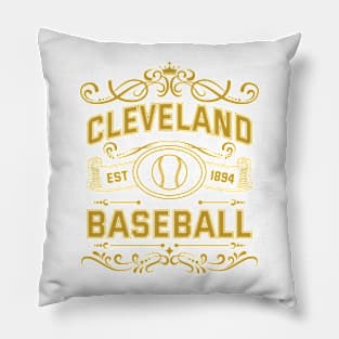 Vintage Cleveland Baseball Pillow