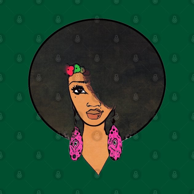 Beautiful Afro indian Women Sista by EllenDaisyShop