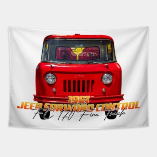 1961 Jeep Forward Control FC 170 Fire Truck Tapestry