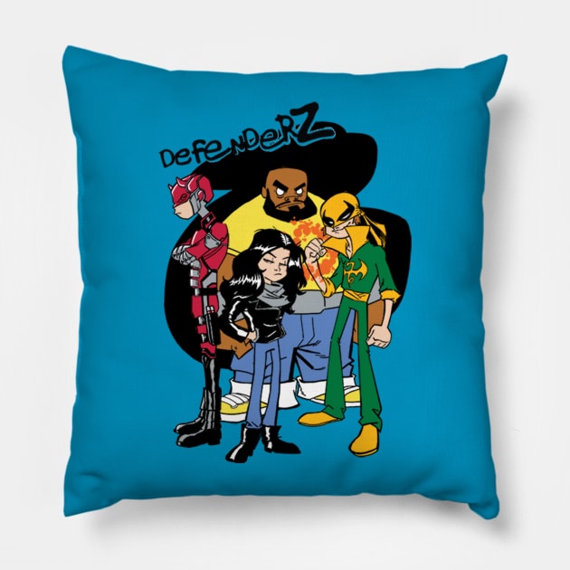 Defenderz Pillow by Juice_On