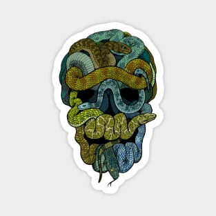 Snake Skull (Earth) Magnet