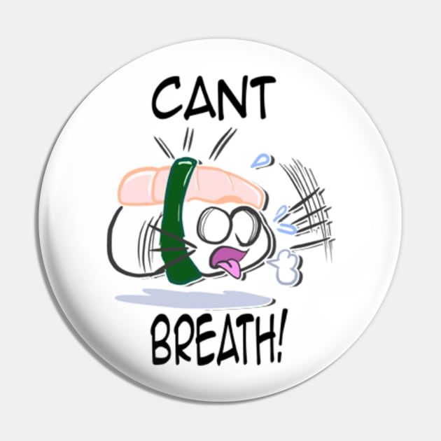 Cant Breath Pin by Reenave