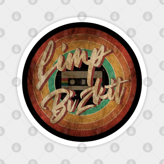 Limp Bizkit Vintage Circle Art Magnet by antongg