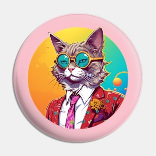 Stylish Cat Pin