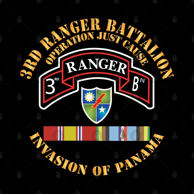 Panama - 3rd Rgr Bn Operation Just Cause w Svc Ribbons by twix123844