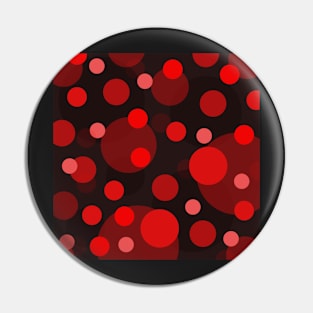 red pop art polka dot pattern Pin