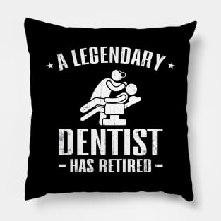 Dentist Retired Pillow