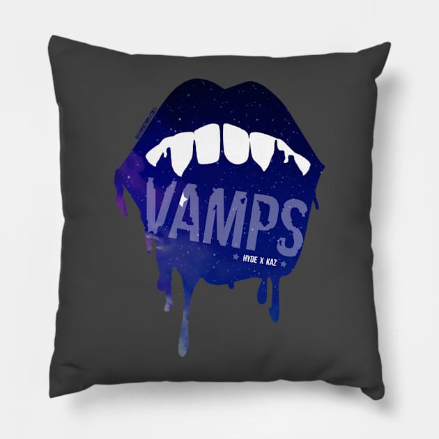 Vamps: Cosmic Bloodsucker Pillow by Imajinfactory