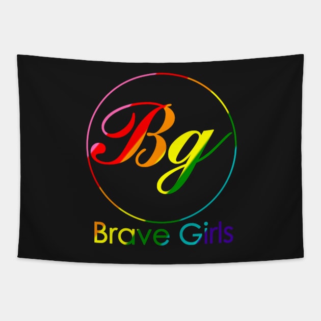 Brave girls logo Tapestry by PepGuardi