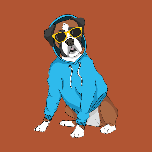 Hipster Boxer by Megan Roy