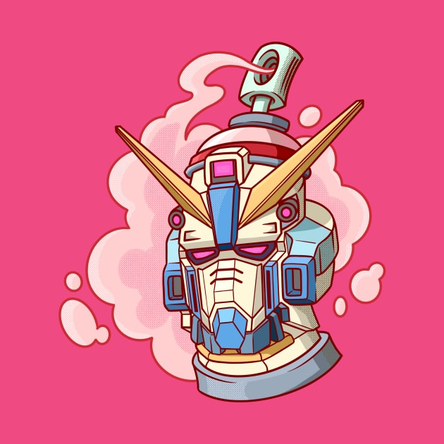 Gundam Spray Can by Oddhouse