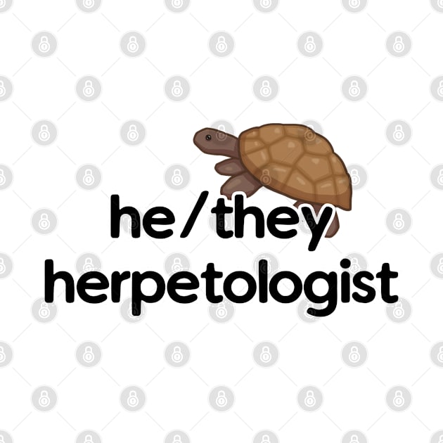 He/They Herpetologist - Turtle Design by Nellephant Designs