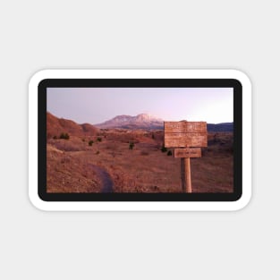 Boundary Trail Sign Mt. St. Helens Magnet