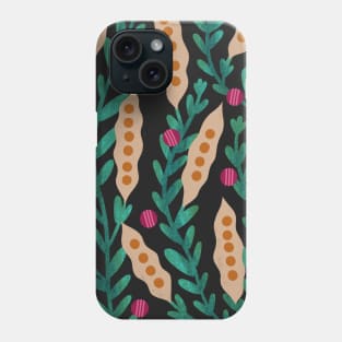 Green pea plants Phone Case